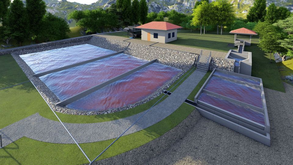 Wastewater treatment lagoon system design